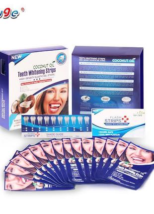 Смужки advanced teeth whitening strips для відбілювання зубів5 фото