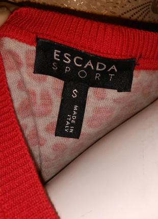 Escada кофта джемпер размер s шерсть3 фото