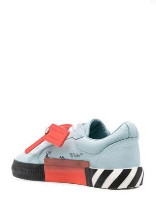 Off-white vulcanized sneakers4 фото