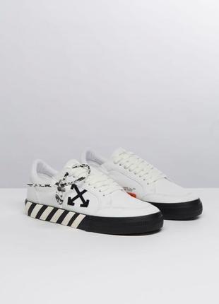 Off-white vulcanised sneakers10 фото