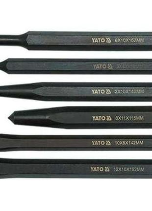Набор зубило кернер пробойник yato польша 6 штук yt-4712