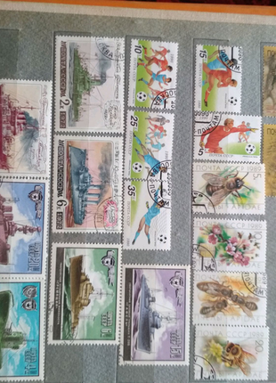 Поштові марки,9 фото