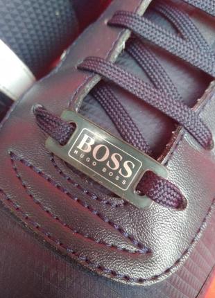 Кросівки туфлі hugo boss  темно сині8 фото