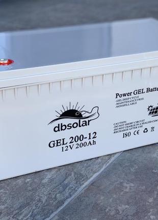 Акумулятор гелевий тяговий dbsolar gel 12v 100ah