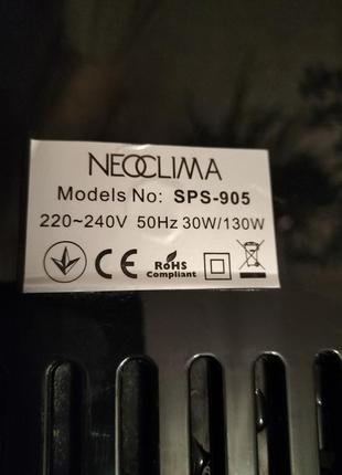 Neoclima sps 905
зволожувач повітря ультразвуковий
з підігрівом2 фото