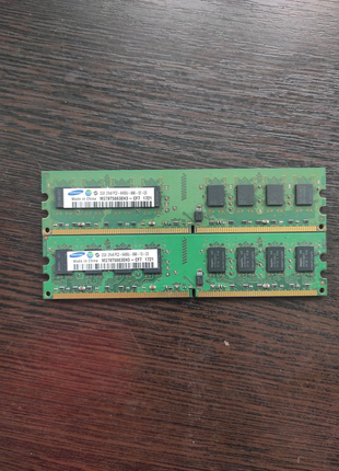 Оперативна пам'ять ddr 2 2gb чіпи samsung hynix