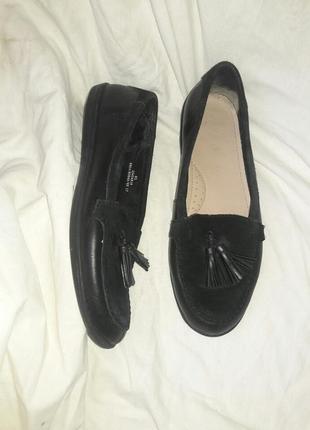 Лофери шкіряні балетки 39-40 розмір