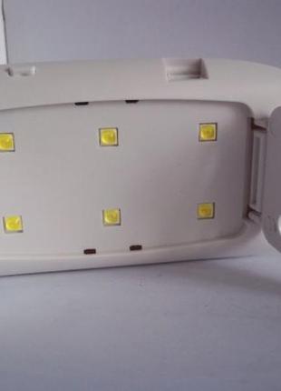 Лампа для нігтів led+uv lamp sun mini 6w2 фото