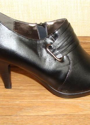 Туфлі жіночі ботильйони leinuo2 фото