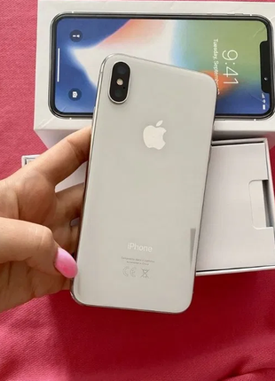 Apple iphone x 64 gb silver/gray