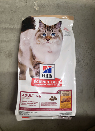 Котячий корм hills science diet з сша