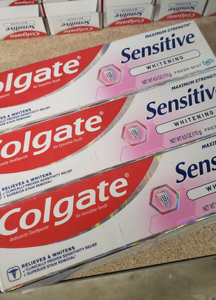 Зубна паста colgate sensitive whitening 170г. з сша1 фото