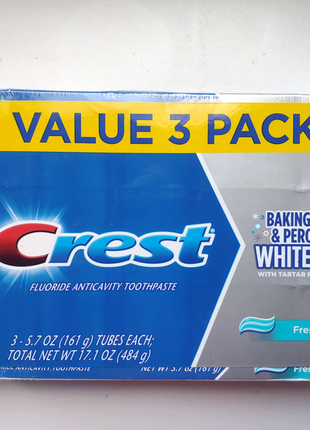 Зубна паста crest baking soda & peroxide whitening1 фото