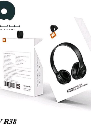 Навушники bluetooth wuw r38 black