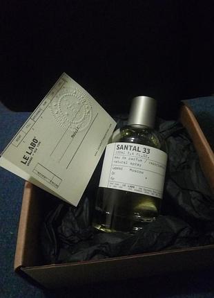 Santal 33 le labo 5 ml eau de parfum, парфюмована вода