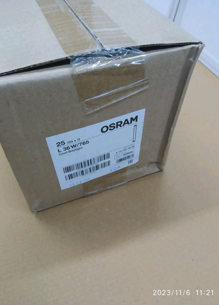 Люминесцентные лампы оsram l 36w/765