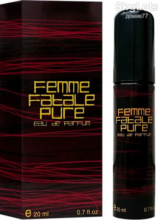 Жіночі дорогі парфуми — спрей femme fatale pure 20 мл з1 фото