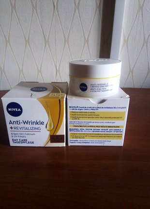 Nivea проти зморщок + оздоровлювальний 50 мл 55+