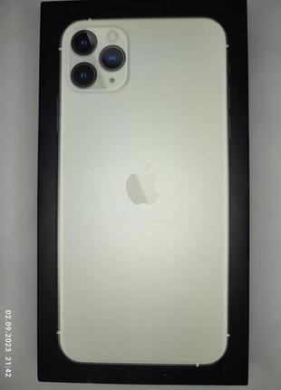 Коробка apple iphone 11 pro max silver 256gb, a2218
