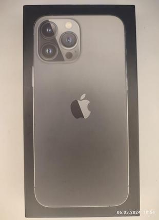 Коробка apple iphone 13 pro max, graphite 128gb, a2484