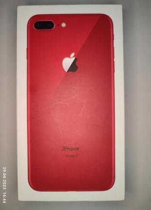 Коробка apple iphone 8 plus 64gb red a1897