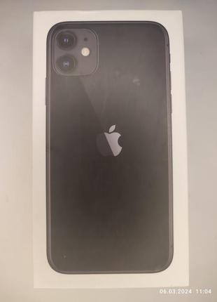 Коробка apple iphone 11, black