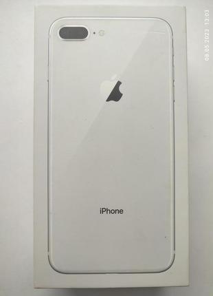 Коробка apple iphone 8 plus 128gb, silver a1897