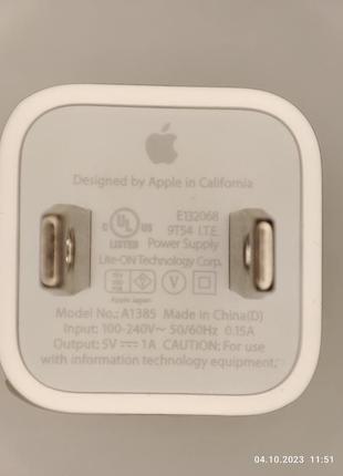 Сетевой адаптер apple usb power adapter a1385