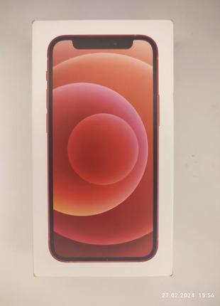 Коробка apple iphone 12mini red