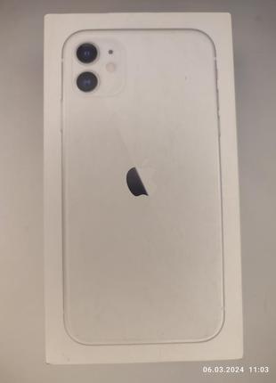 Коробка apple iphone 11 white 128gb, a2221