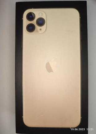 Коробка apple iphone 11 pro max gold 256gb, a2161