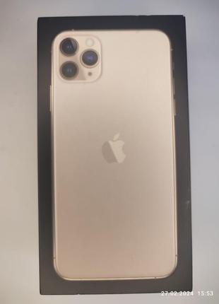 Коробка apple iphone 11 pro max, gold 256gb, a2218