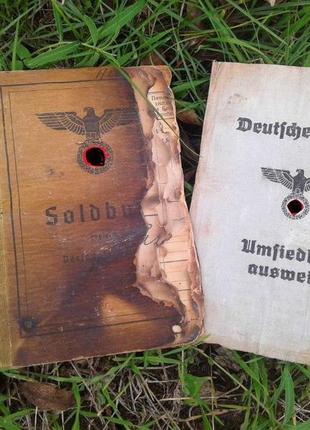 Немецкие документы.зольдбух, аусвайс. находка 1944-1945г.1 фото