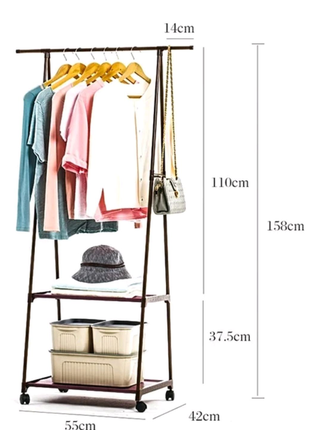 Підлогова пересувна вішалка для одягу the new coat rack