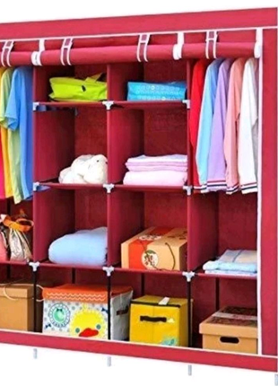 Тканинний шафа органайзер storage wardrobe на 4 секції складаний