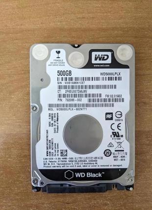 Жесткий диск western digital black 500gb 7200rpm 32mb 2.5 sataiii