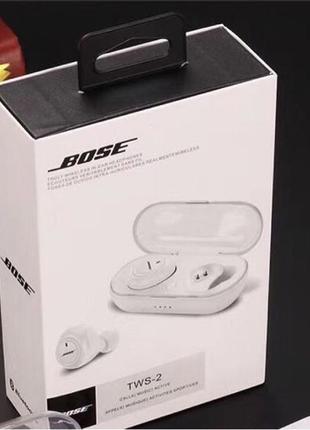 Вакуумные беспроводные блютуз наушники bose tws 2.