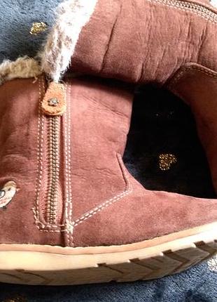 Утепленные сапожки next на девочку