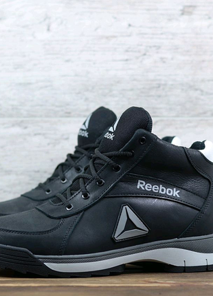 Чоловічі шкіряні зимові кросівки reebok2 фото