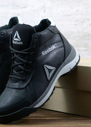 Чоловічі шкіряні зимові кросівки reebok3 фото