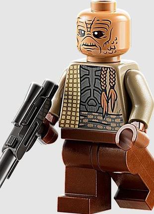 Лего фигурка звездные войны / star wars - лего минифигурка пират викуэи