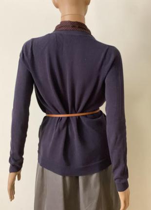 Кофта с отделкой из шифона 4