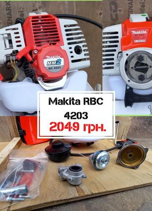 Мотокоса бензинова makita rbc 4203. потужність 4.2 квт.