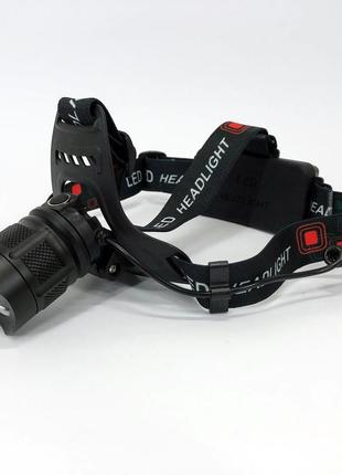 Налобний ліхтар bailong bl-t32-p50, потужний налобний світлодіодний ліхтарик на голову, fg-975 три режими