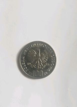 Колекційні монети 100 злотих польща2 фото