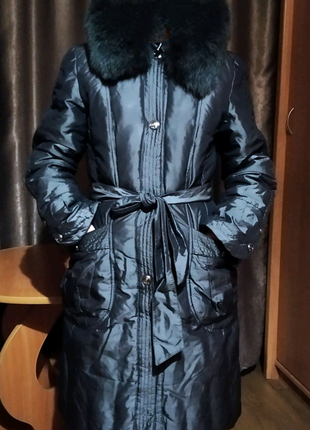 Женское пуховое пальто,бренд snow owl2 фото