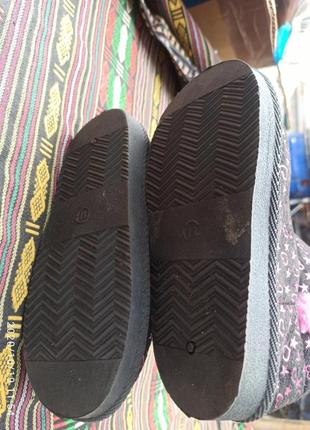 Чоботи демі еврозима для дівчинки угг угі сердечка з бантом 6