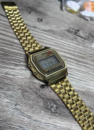 Наручний годинник casio a159w золоті3 фото