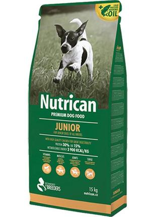 Nutrican junior 17 кг корм для цуценят усіх порід