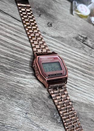 Наручний годинник casio a159w рожевий2 фото